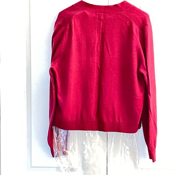 Banana Republic; NWT Cardigan Sweater. Rayon, Merino Wool, Nylon, Cashmere; XL - Picture 12 of 15